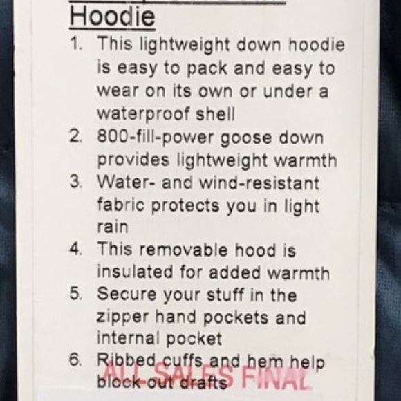 Lululemon Get Up Get Down Goose Down Puffer Jacket Mens Medium Metallic Blue - Picture 12 of 12